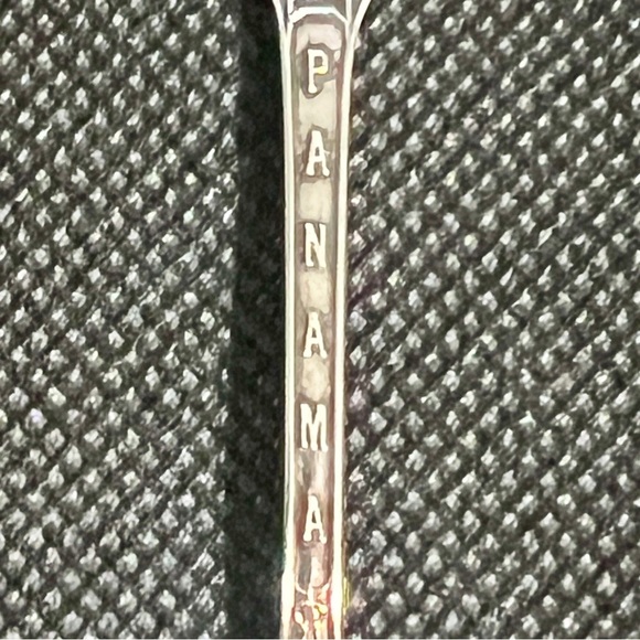 Vintage Vasco Nunez de Balboa Panama Spoon, engraved TH Marthinsen EPNS Norway - Picture 5 of 8